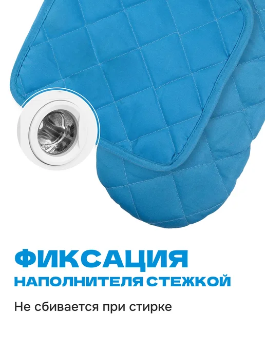Wellness Набор прихваток кухонных, синий, фото 4