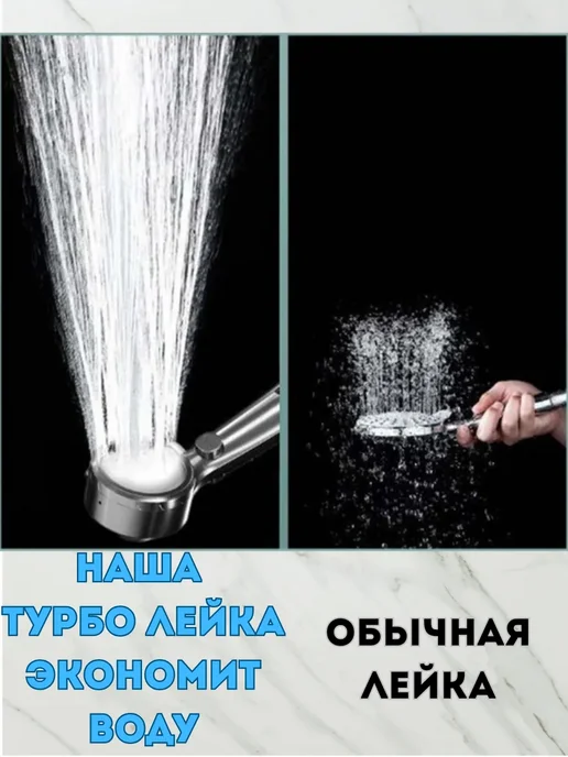 NATA_L Лейка турбо для душа с дисплеем, серый, фото 2