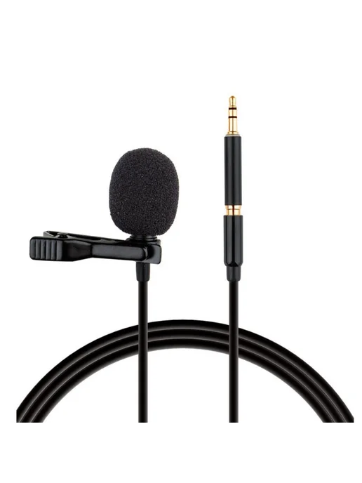 AudioRepair Петличный микрофон 3.5мм комплект, черный, фото 3