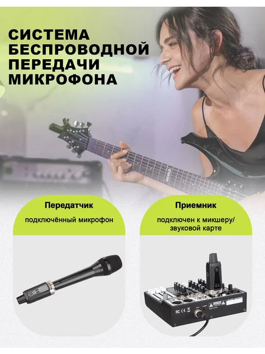 Depusheng T9 Беспроводной микрофон передатчик приемник XLR, вариант, фото 6