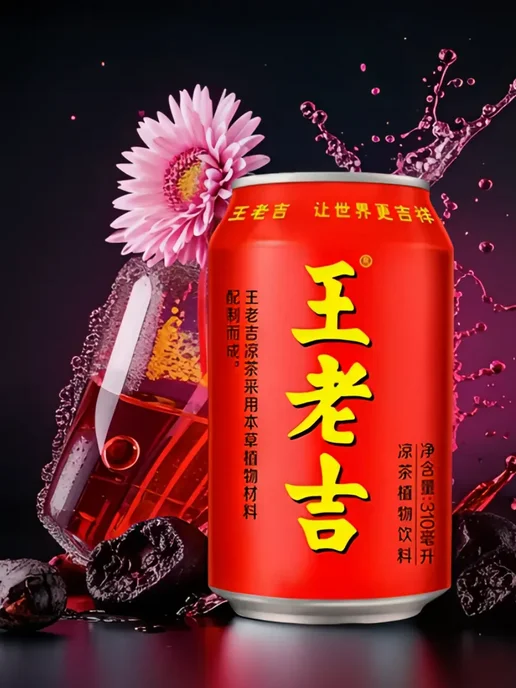 Jiaduobao Чай холодный травяной Herbal Tea, 2 шт. по 310 мл, 2 шт, 310 мл, фото 4