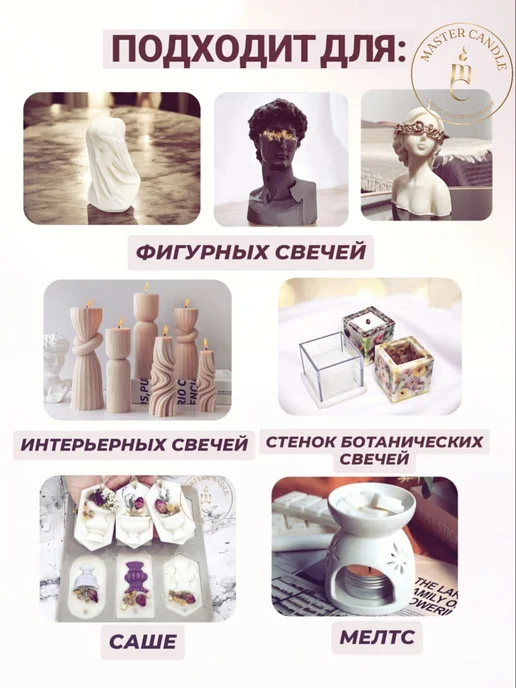 MasterCandle Соевый воск в гранулах, 1кг, 1 кг, фото 2