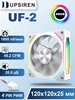 Вентилятор для ПК UF-2 Белый, 120 мм, ARGB Upsiren 411524531 купить за 509 ₽ в интернет‑магазине Wildberries
