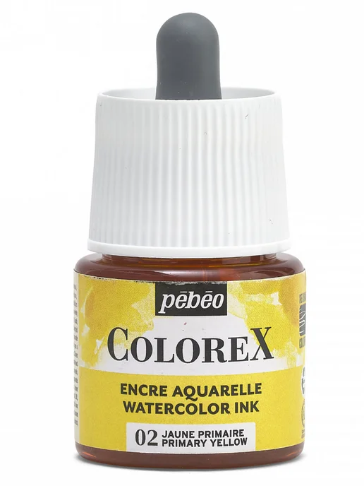 Pebeo Colorex акварельные чернила художественные 417002, черный, фото 2