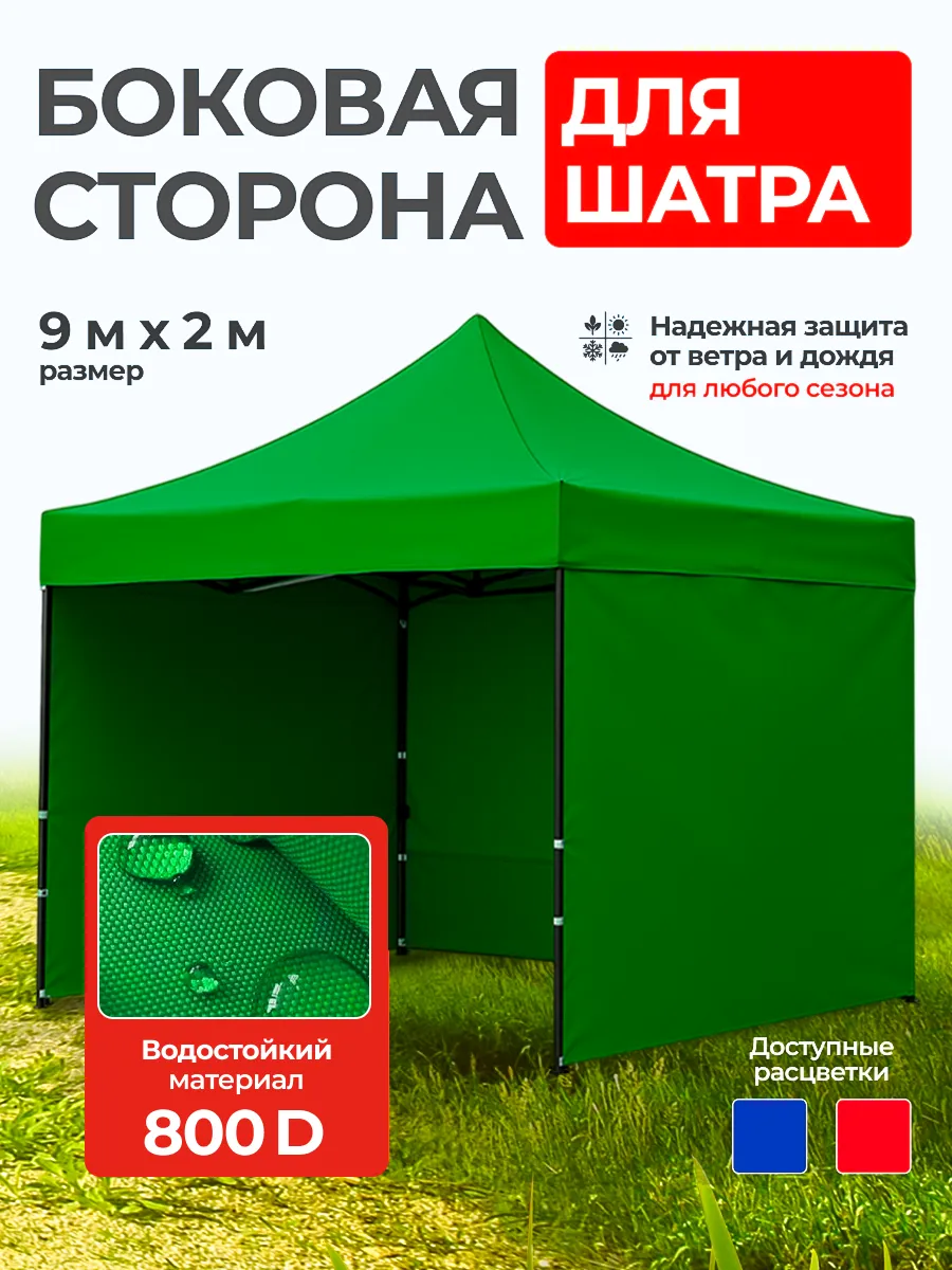 Боковая сторона для шатра. 9 м х 2 м -ОКСФОРД 800D .