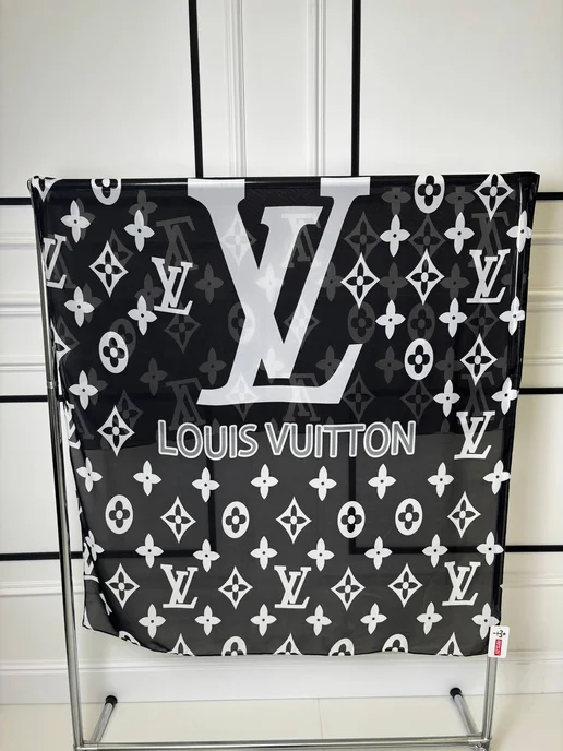 Парео Louis Vuitton, черный, фото 7