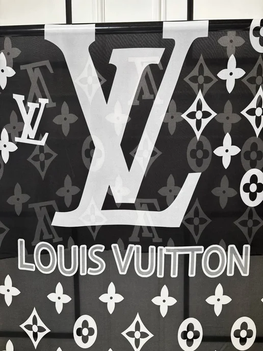 Парео Louis Vuitton, черный, фото 8