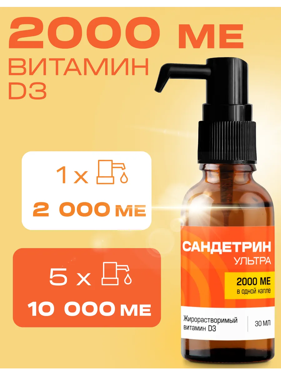 Витамин Д3 2000 МЕ