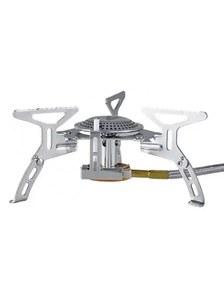 Горелка газовая Folding Camping Stove Silver
