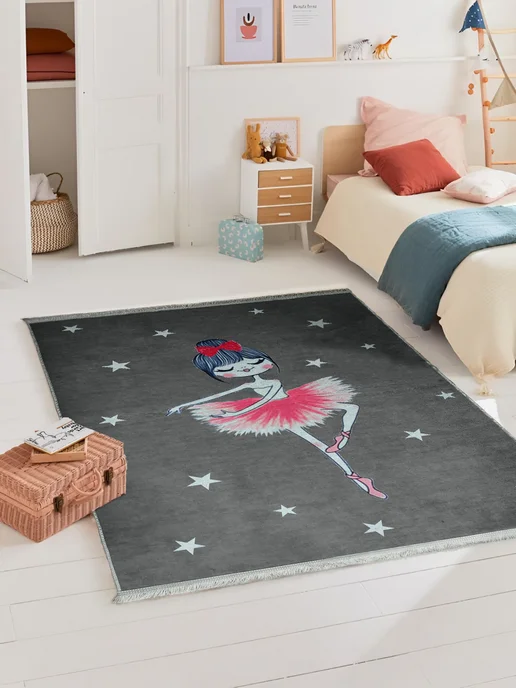 Amour Fleurs Ковер в детскую безворсовый 120х180, 120x180, фото 4