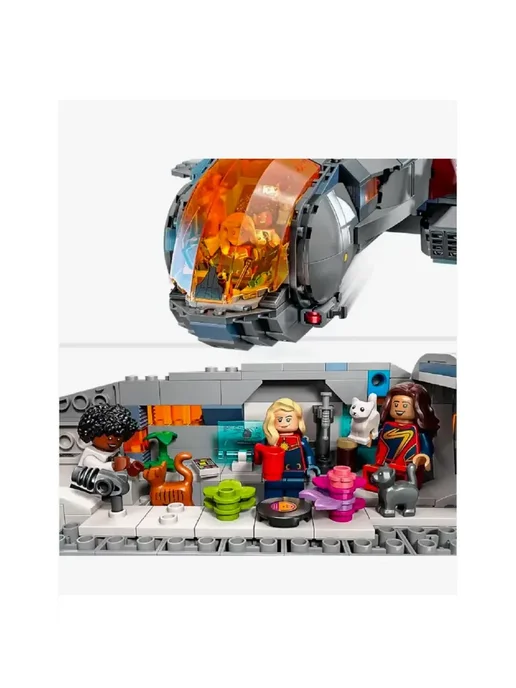 LEGO Конструктор Марвел корабль Хупти-Hoopty, серый, фото 4