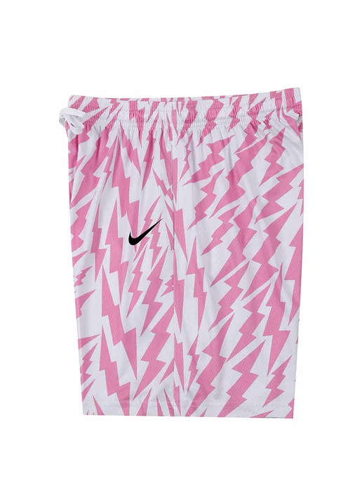 Nike спортивные пляжные шорты с принтом черный&белый, белый, фото 2