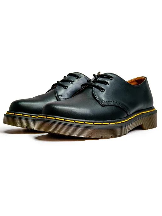 DR.MARTENS Полуботинки Мартинсы из натуральной кожи, черный, фото 2