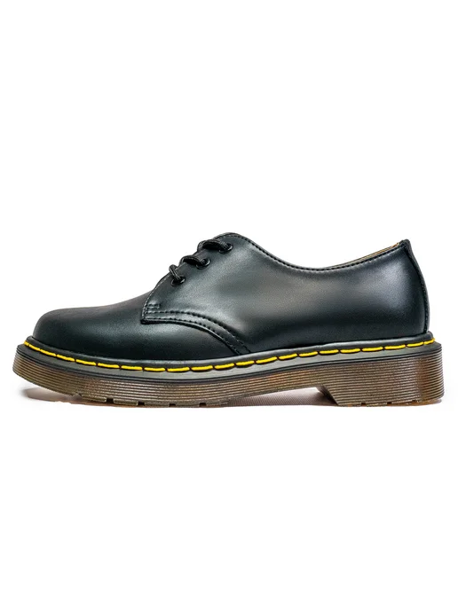 DR.MARTENS Полуботинки Мартинсы из натуральной кожи, черный, фото 3