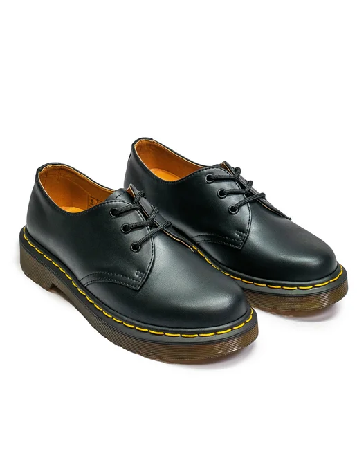 DR.MARTENS Полуботинки Мартинсы из натуральной кожи, черный, фото 6