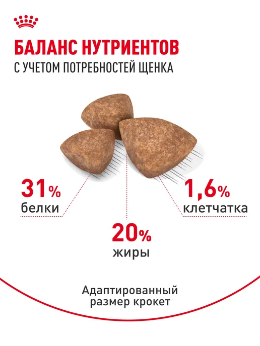 Сухой корм Royal canin для собак, мелкие, щенки, 0,5 кг, фото 4