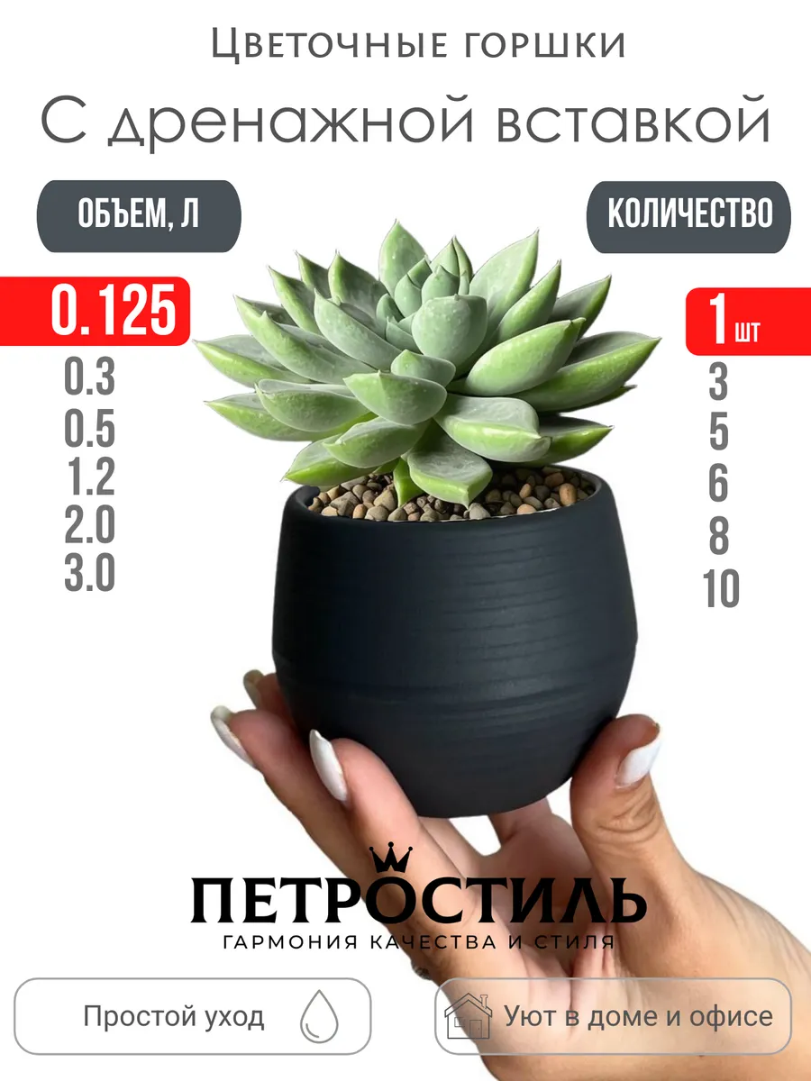 Маленькие горшки для цветов