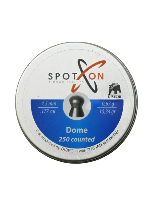 Spoton Disechi Пули пневматические Dome 4.5 мм (0.67 грамма, 250 шт), 250 шт, фото 5
