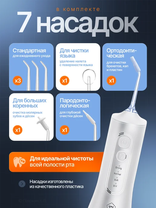 Xiaomi Ирригатор для зубов и десен портативный, вариант, фото 2
