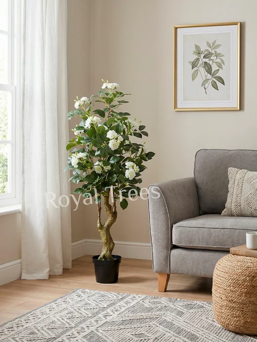 Royal Trees Искусственное дерево Роза, белый, фото 3