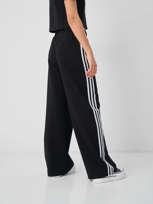 LACI KIDS Спортивный костюм для девочки c брюками палаццо, черный, фото 5