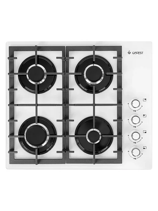 GEFEST Варочная панель газовая СГ СВН 2230 К12, 60 см, белый, фото 2