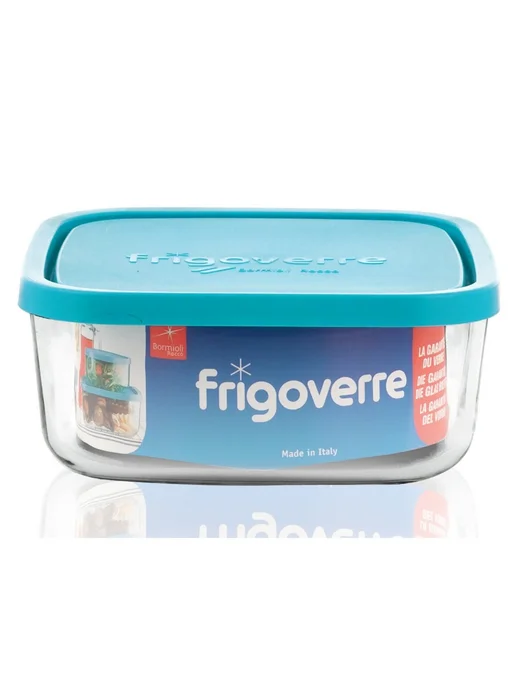 Bormioli Rocco FRIGOVERRE Контейнер стеклянный квадратный, 3.37 л, 22х22, 22x22, 3,37 л, фото 5