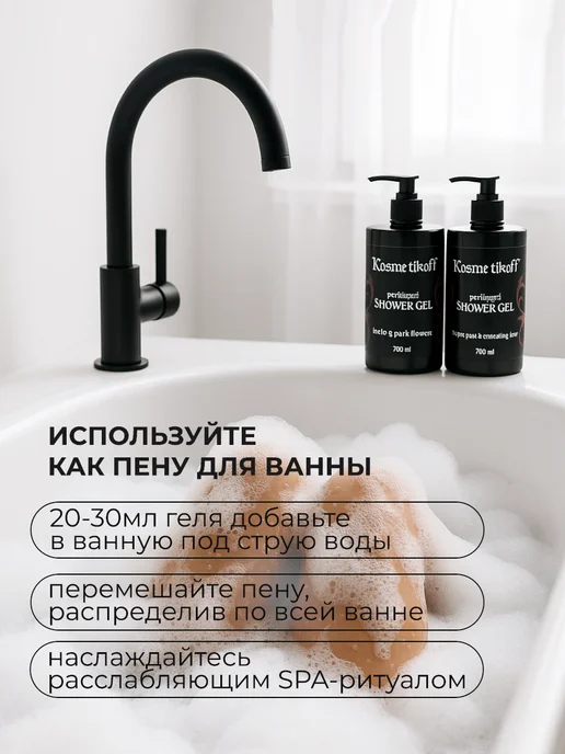 Косметикофф Гель для душа парфюмированный мужской и женский, вариант, фото 7