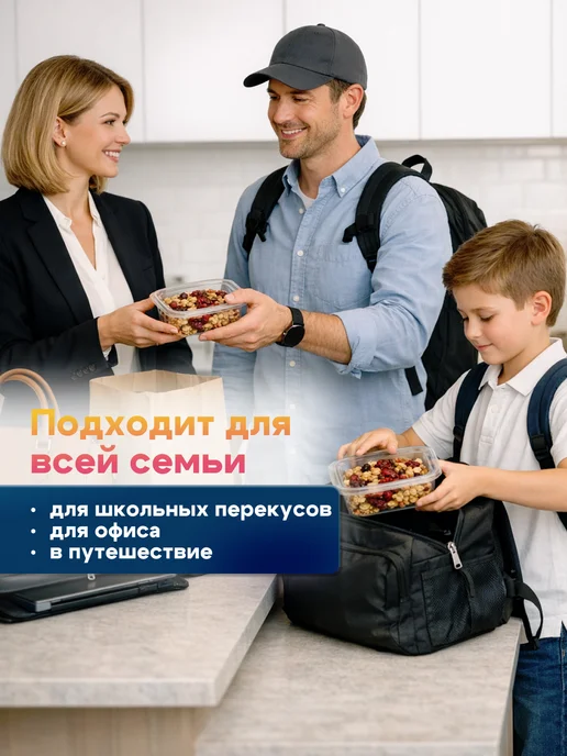 Династия Вкуса Гранола с кукурузными хлопьями, семенами льна, подсолнечника, вариант, фото 6