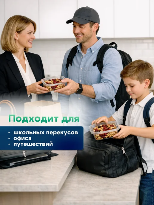 Династия Вкуса Гранола без сахара со спирулиной, кешью и грушей, вариант, фото 6