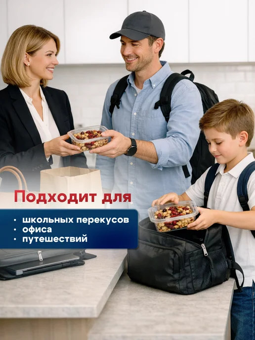 Гранола без сахара запечённая натуральная с кедровыми орешками, Династия Вкуса, 400 гр, 400 г, фото 6