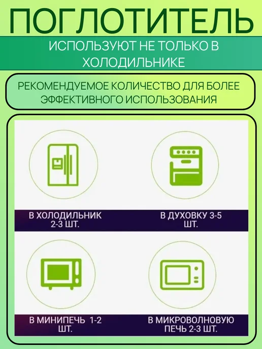 Поглотитель запаха в холодильнике нейтролизатор, белый, фото 3