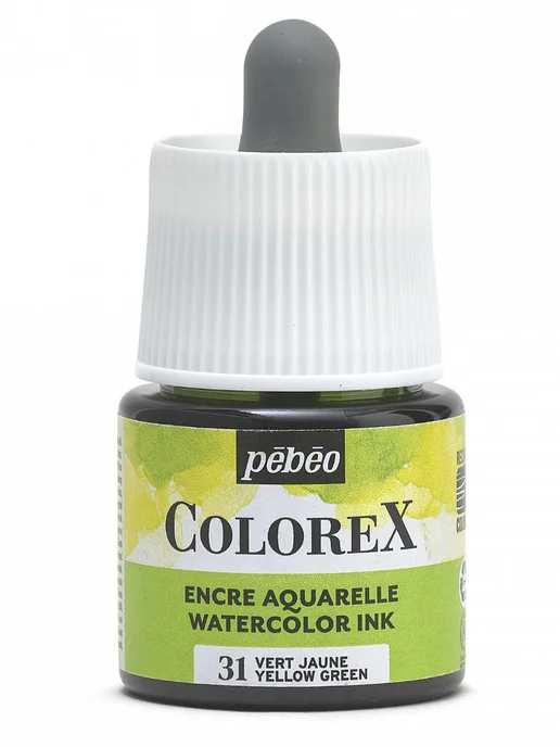 Pebeo Colorex акварельные чернила художественные 417031, черный, фото 2