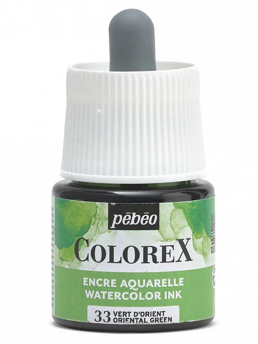 Pebeo Colorex акварельные чернила художественные 417033, черный, фото 4