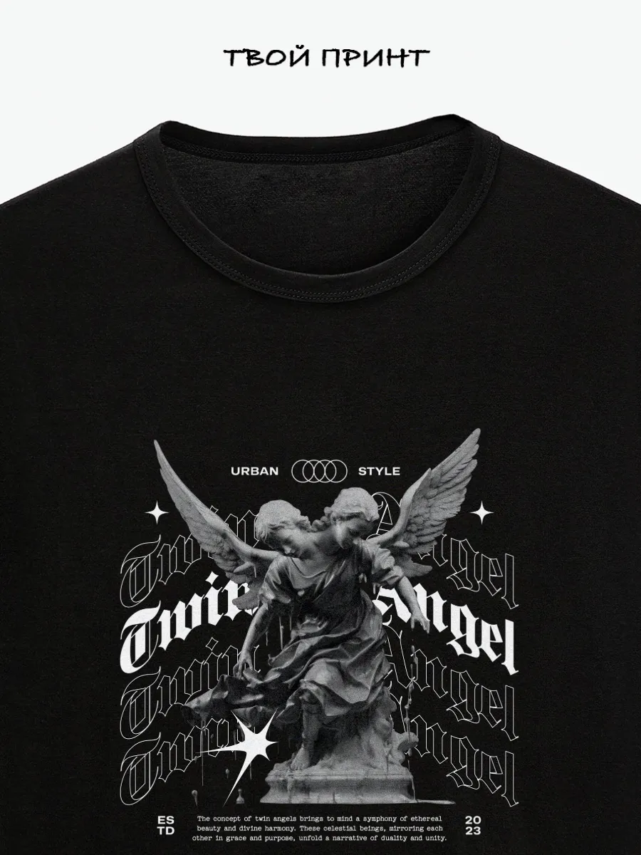 Футболка streetwear y2k angel