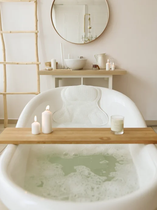 Beautiful Home Подушка для ванны под голову на присосках для купания, вариант, фото 4