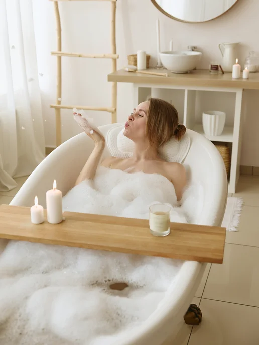 Beautiful Home Подушка для ванны под голову на присосках для купания, вариант, фото 5