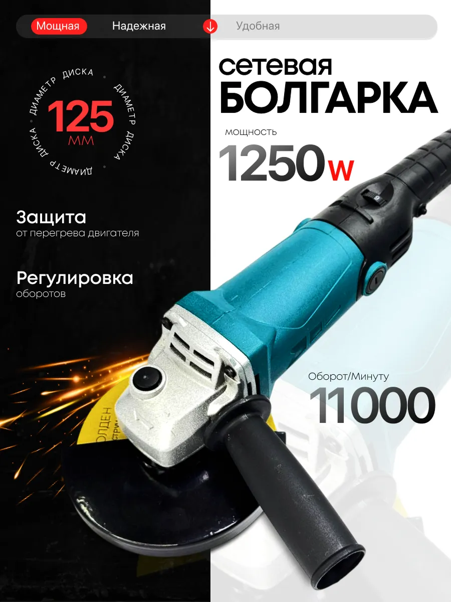 Болгарка электрическая маленькая