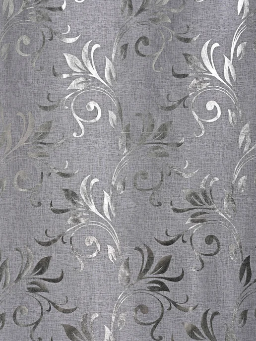 ZaKrasoty Тюль под лен 200х250 серебро с рисунком, 200x250, фото 7